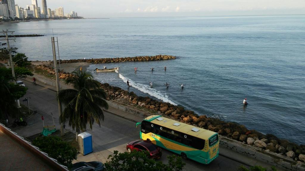 Apto En Cartagena Ed Puerto Azul Vista Al Mar公寓 外观 照片